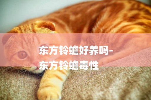 東方鈴蟾好養嗎-
東方鈴蟾毒性