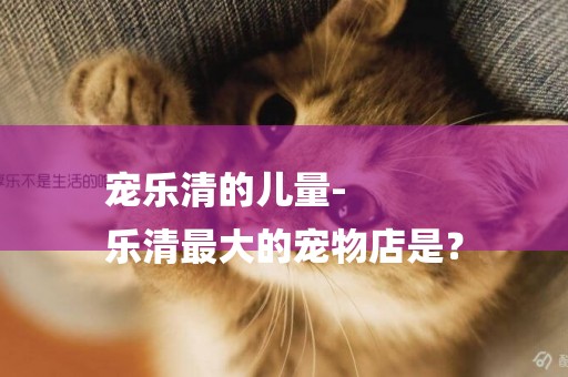 寵樂清的兒量-
樂清最大的寵物店是？