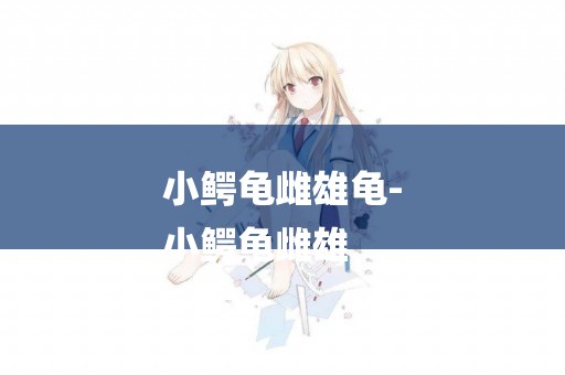 小鱷龜雌雄龜-
小鱷龜雌雄