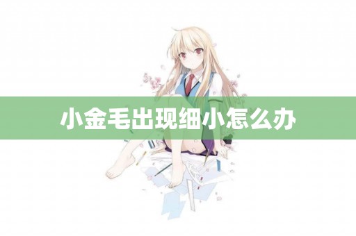 小金毛出現細小怎么辦