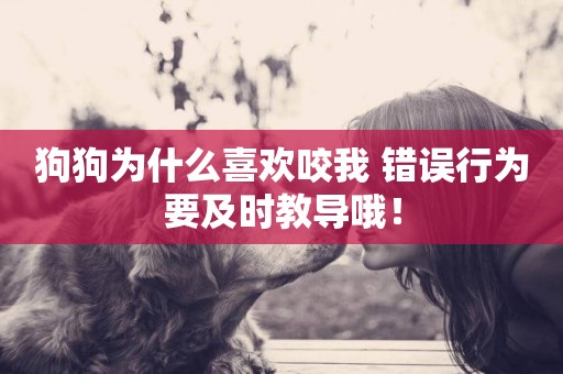 狗狗為什么喜歡咬我 錯誤行為要及時教導哦！