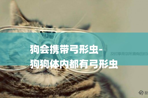 狗會攜帶弓形蟲-
狗狗體內都有弓形蟲