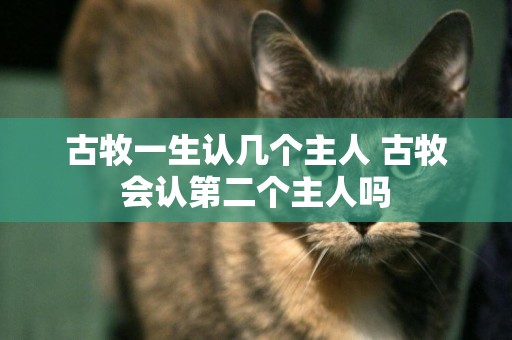 古牧一生認幾個主人 古牧會認第二個主人嗎