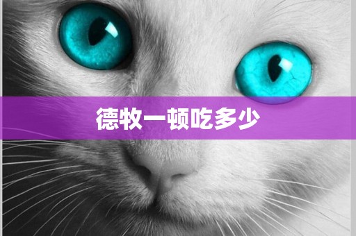 德牧一頓吃多少