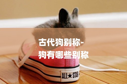 古代狗別稱-
狗有哪些別稱