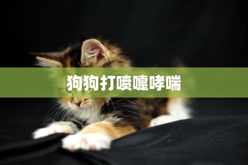 狗狗打噴嚏哮喘