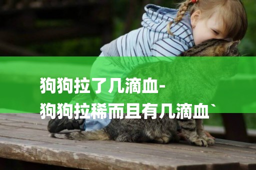 狗狗拉了幾滴血-
狗狗拉稀而且有幾滴血`