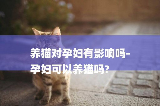 養貓對孕婦有影響嗎-
孕婦可以養貓嗎?