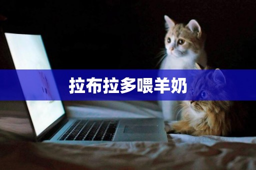拉布拉多喂羊奶