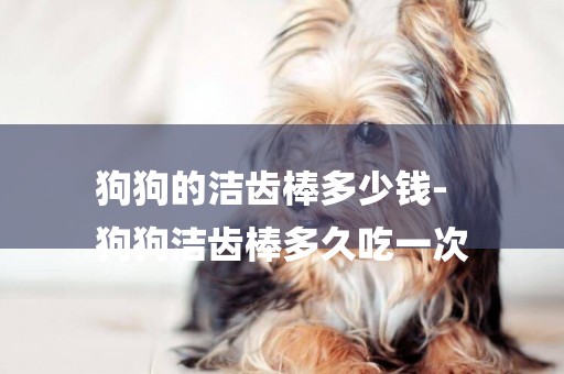 狗狗的潔齒棒多少錢-
狗狗潔齒棒多久吃一次