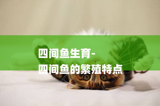 四間魚生育-
四間魚的繁殖特點