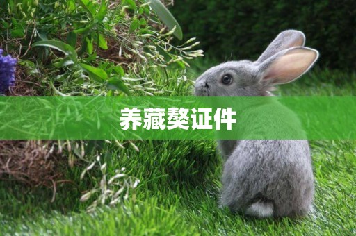 養藏獒證件