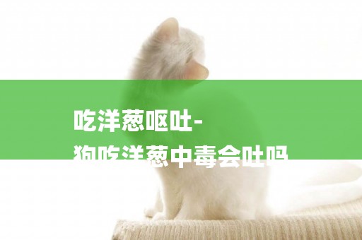 吃洋蔥嘔吐-
狗吃洋蔥中毒會吐嗎
