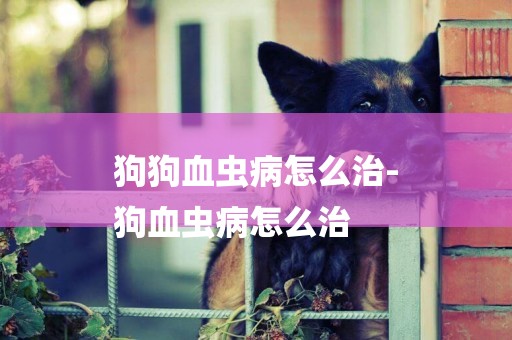 狗狗血蟲病怎么治-
狗血蟲病怎么治