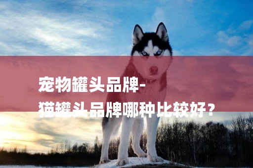 寵物罐頭品牌-
貓罐頭品牌哪種比較好？