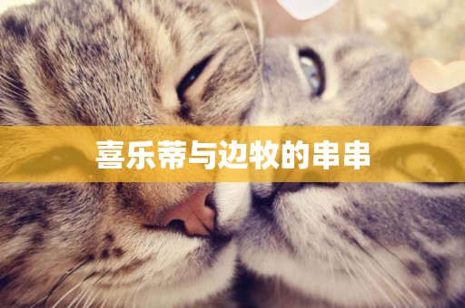 喜樂蒂與邊牧的串串