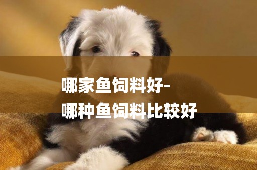 哪家魚飼料好-
哪種魚飼料比較好