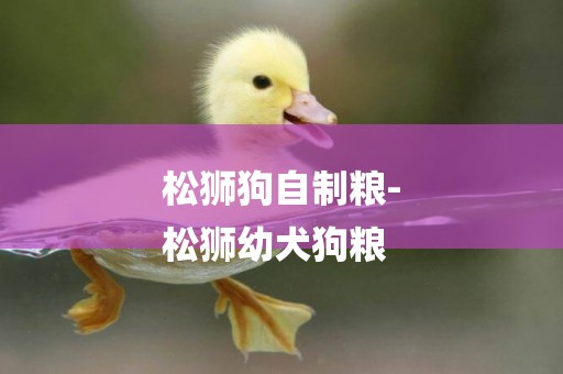 松獅狗自制糧-
松獅幼犬狗糧