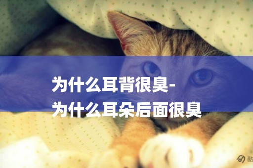 為什么耳背很臭-
為什么耳朵后面很臭