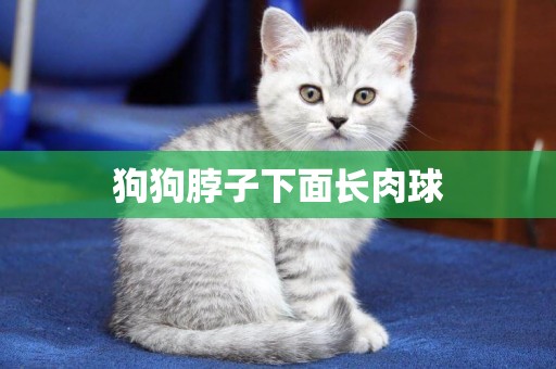 狗狗脖子下面長肉球