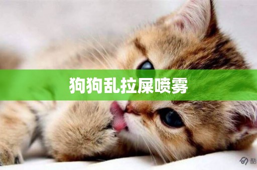 狗狗亂拉屎噴霧