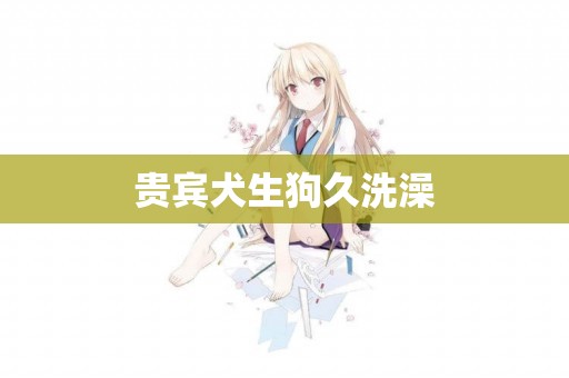 貴賓犬生狗久洗澡