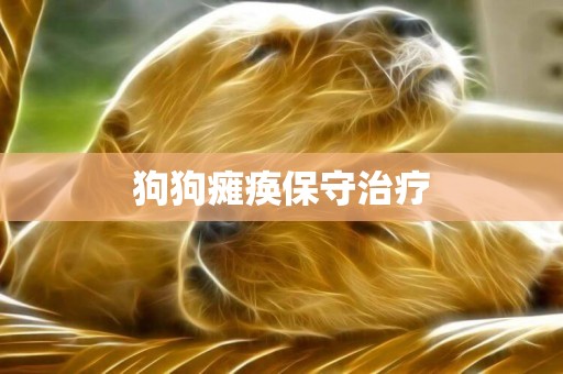 狗狗癱瘓保守治療