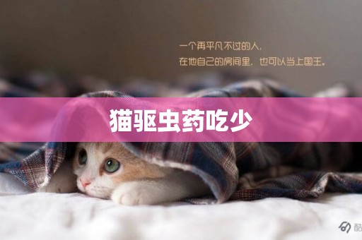 貓驅蟲藥吃少
