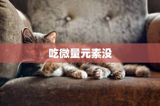 吃微量元素沒