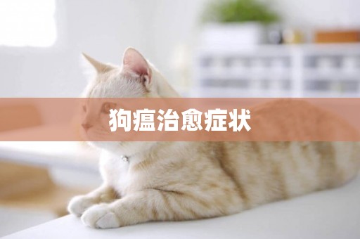 狗瘟治愈癥狀