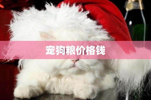 寵狗糧價格錢
