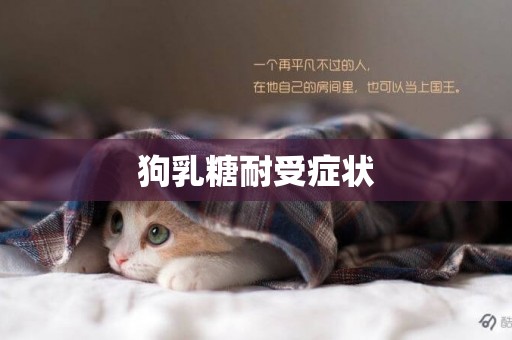狗乳糖耐受癥狀