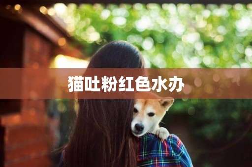 貓吐粉紅色水辦