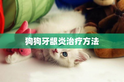 狗狗牙齦炎治療方法