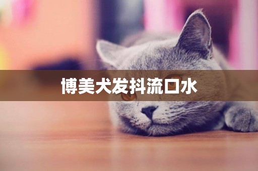 博美犬發抖流口水