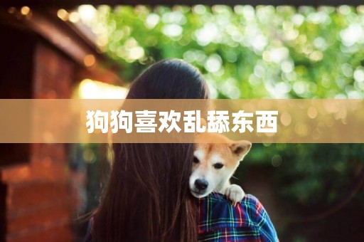 狗狗喜歡亂舔東西