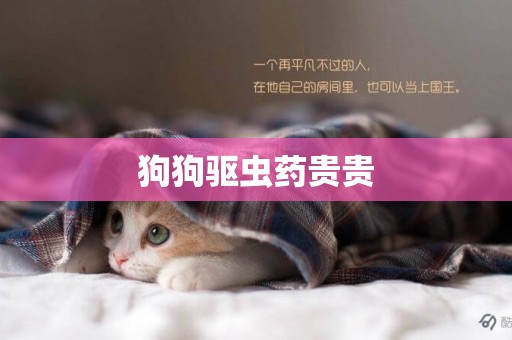 狗狗驅蟲藥貴貴