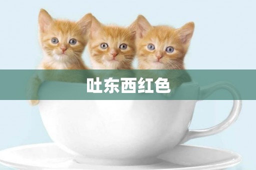 吐東西紅色