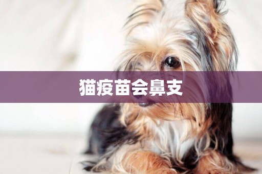 貓疫苗會鼻支