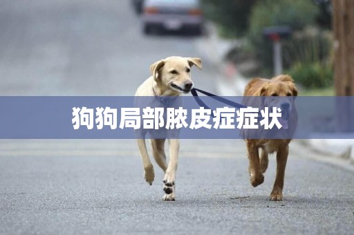 狗狗局部膿皮癥癥狀
