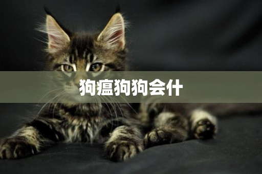 狗瘟狗狗會什