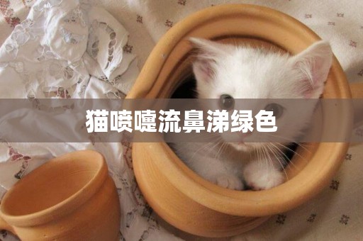 貓噴嚏流鼻涕綠色