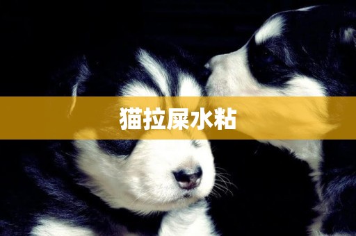貓拉屎水粘