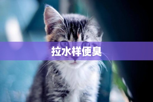 拉水樣便臭
