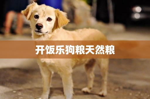 開飯樂狗糧天然糧