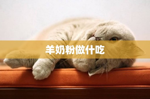 羊奶粉做什吃