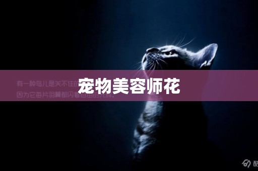 寵物美容師花