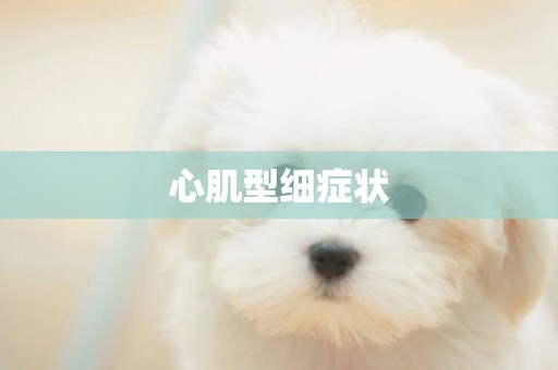 心肌型細癥狀