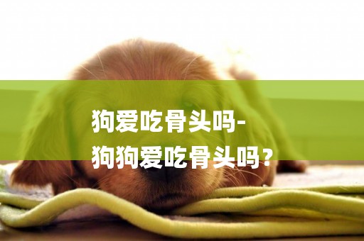 狗愛吃骨頭嗎-
狗狗愛吃骨頭嗎？