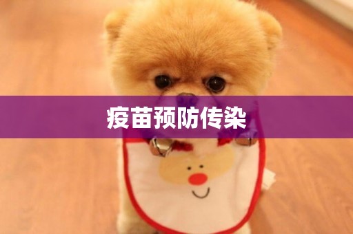 疫苗預防傳染